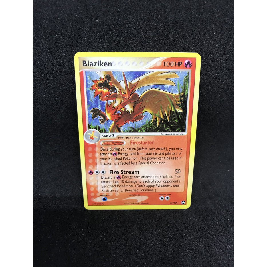 Kartu Pokemon TCG Blaziken (harga/kartu)