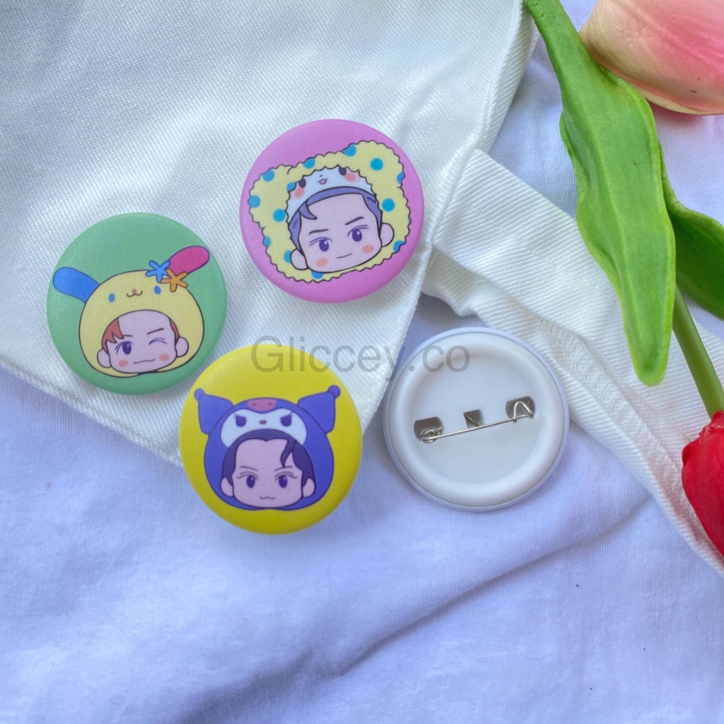 PIN BUTTON SANRIO NCT || PIN NCT