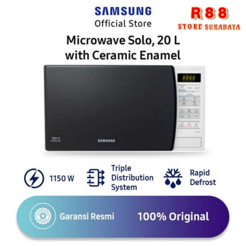 MICROWAVE OPEN SAMSUNG SOLO ME731K | ME731 LOW WATT KERAMIK ANTI BAKTERY