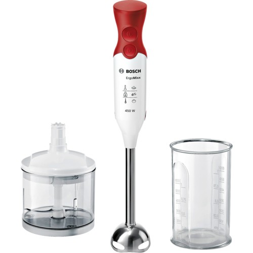 New Bosch Hand Blender - MSM64120 - Putih/ Merah