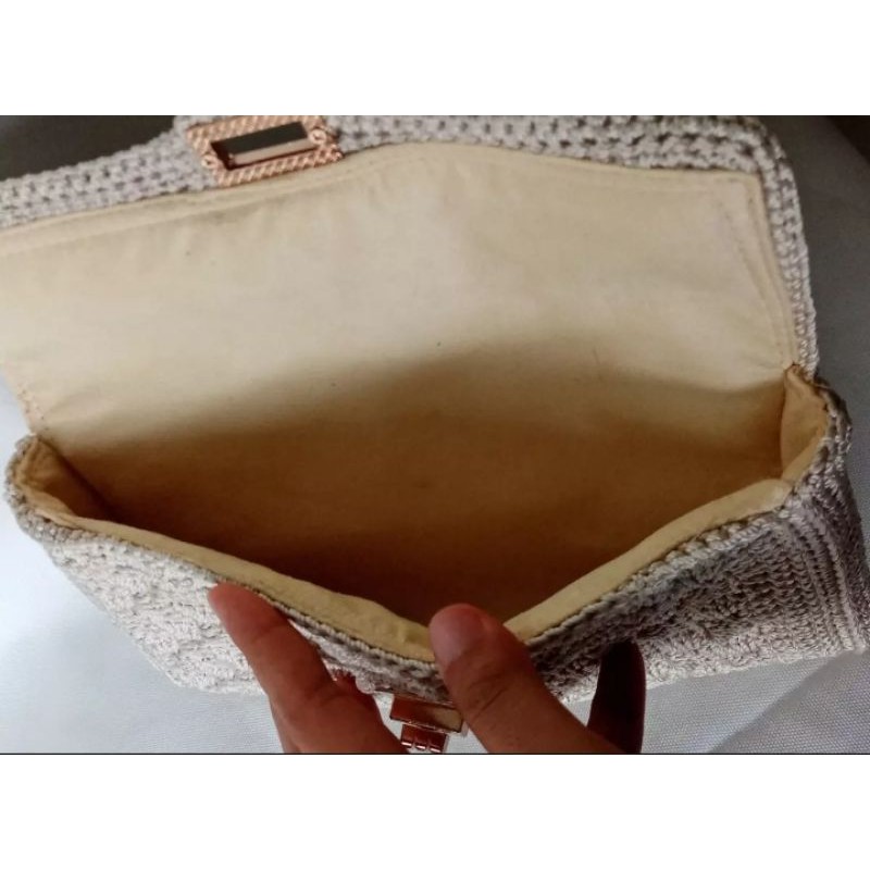 Clucth Dompet Pouch Pesta Rajut Premium 100% Handmade High quality