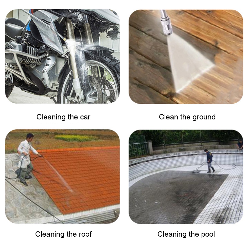 Wt Kepala Selang Air Tekanan Tinggi Ukuran 30/48cm Untuk Mencuci Mobil/Taman-4