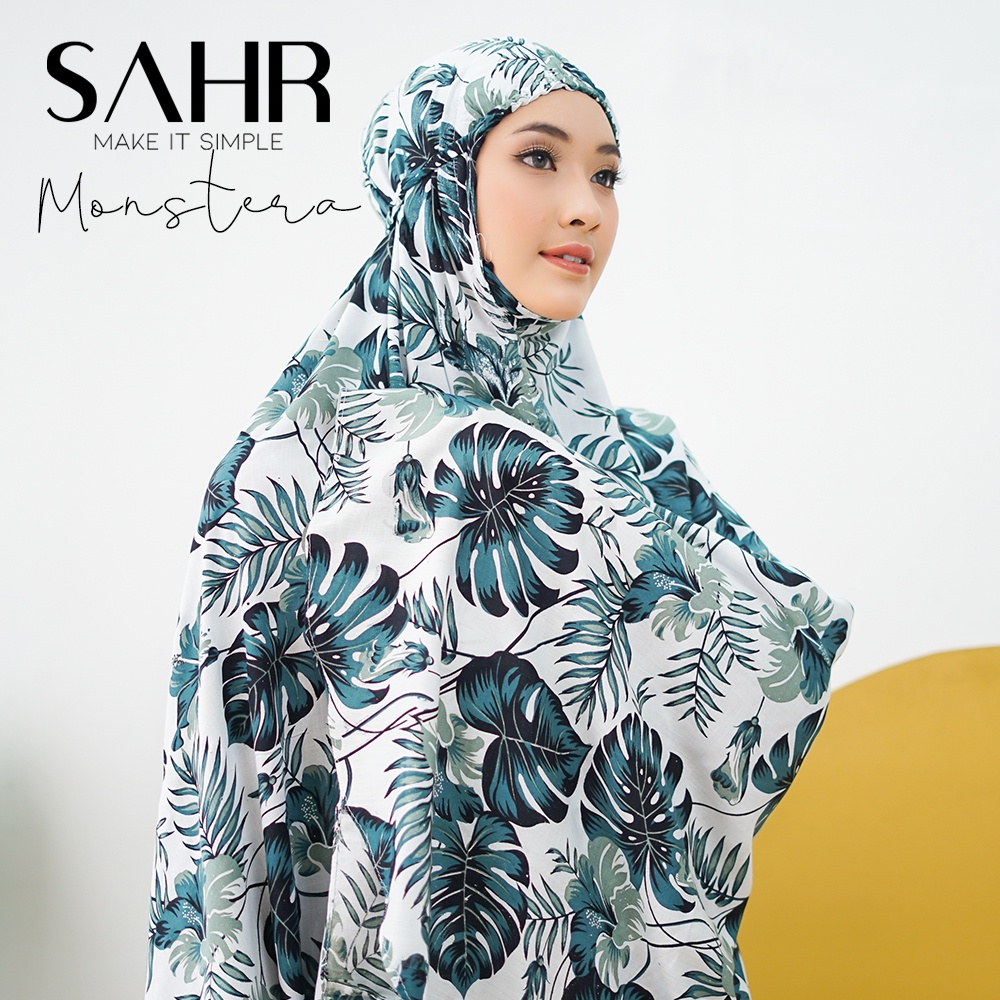 Mukena Bali Rayon Dewasa Daun Monstera Mukena Rayon Murah Dewasa Standar