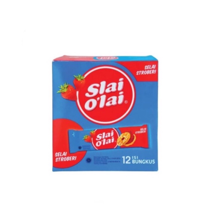 

Roma Slai Olai Box Strawberry Isi 12 Sachet Pcs 12Pcs