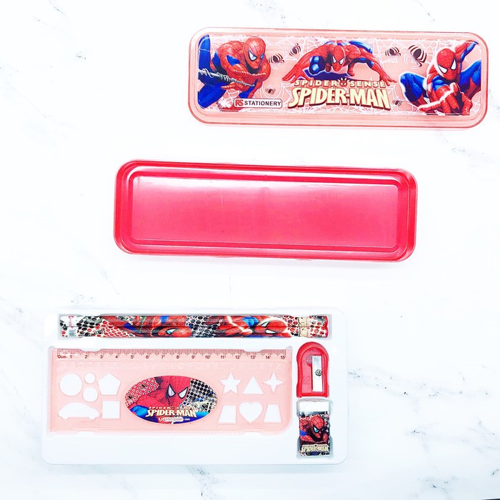 

Tempat pensil spiderman set alat tulis - mh