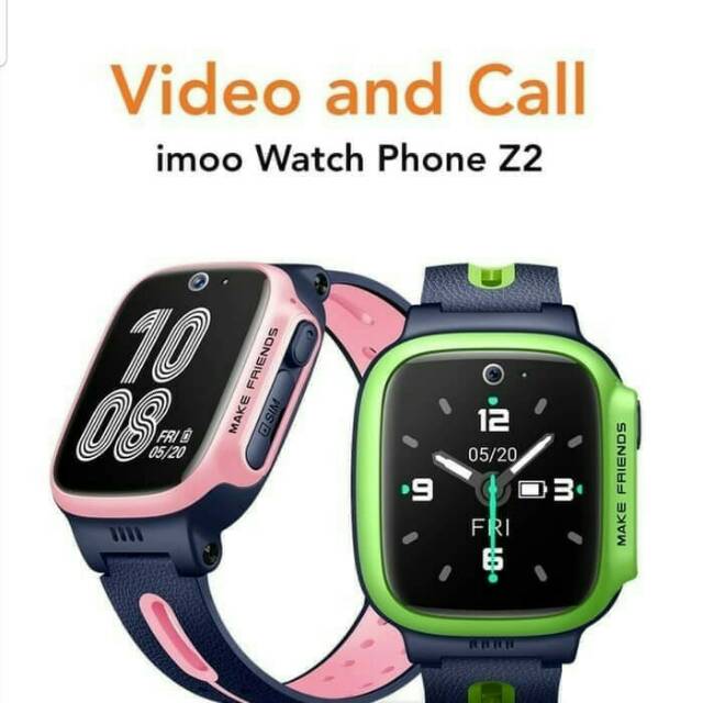 Jam imoo imo hp smart watch phone Z2 original ori asli garansi resmi bisa vc video call anti air 4g