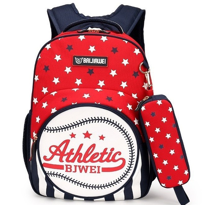 BDKR_TAS - TAS ANAK / TAS RANSEL ANAK / TAS SEKOLAH / TAS ANAK MOTIF BASEBALL / BACKPACK KOREAN