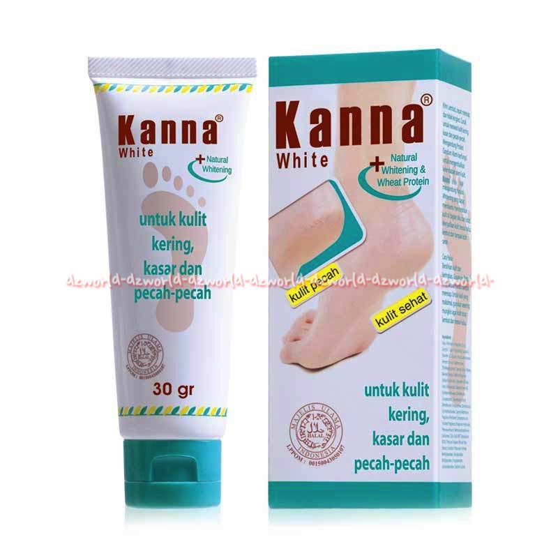 Kanna White Cream Krim Untuk Kulit Kaki Kering Kasar Pecah Pecah 30gr Shopee Indonesia