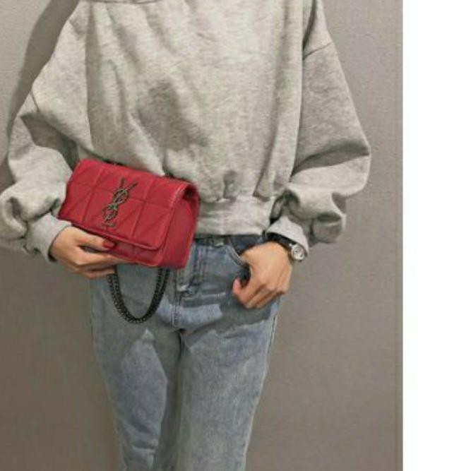 ➷ Tas Cewek Kekinian YSL Bag Wanita Elegan Tas Selempang Cewek Tali Rantai Sling Bag Shoulder ➤