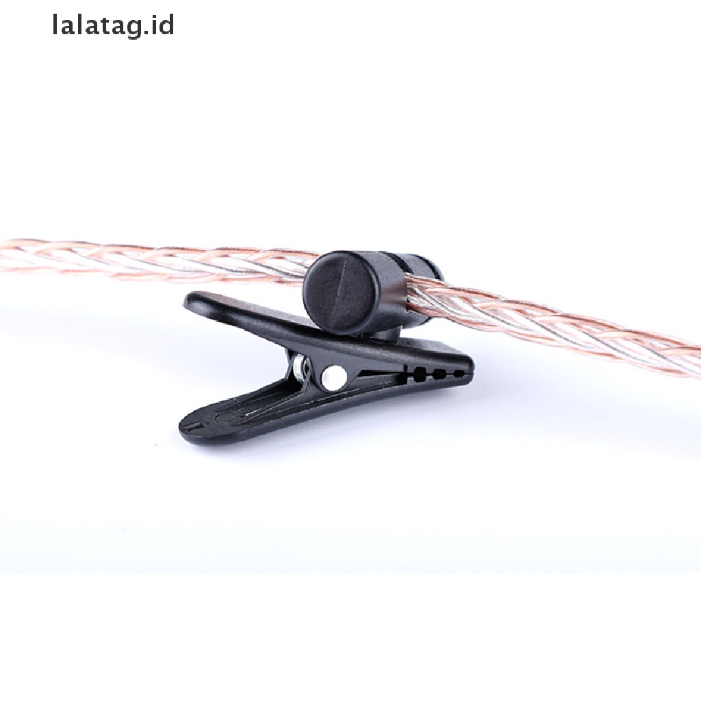 (Flyag) 2pcs Klip Penjepit Kabel Headset / Earphone