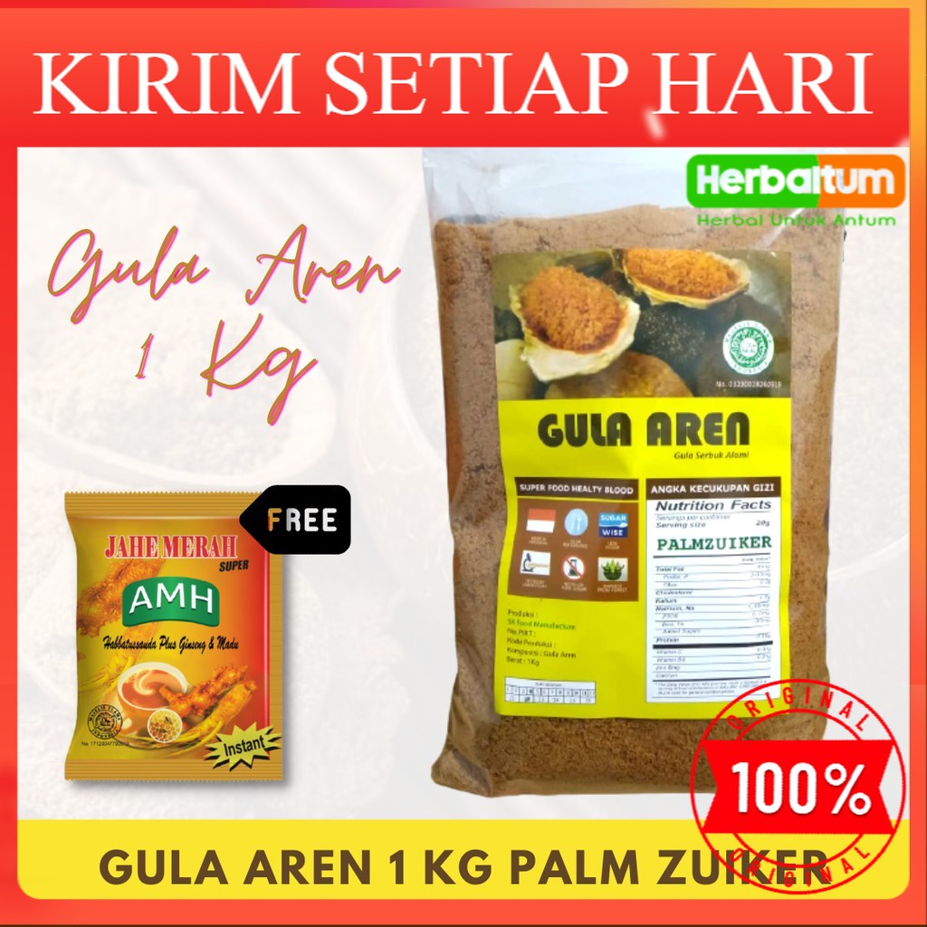 

GULA AREN 1KG | Palm Zuicker 1 kg