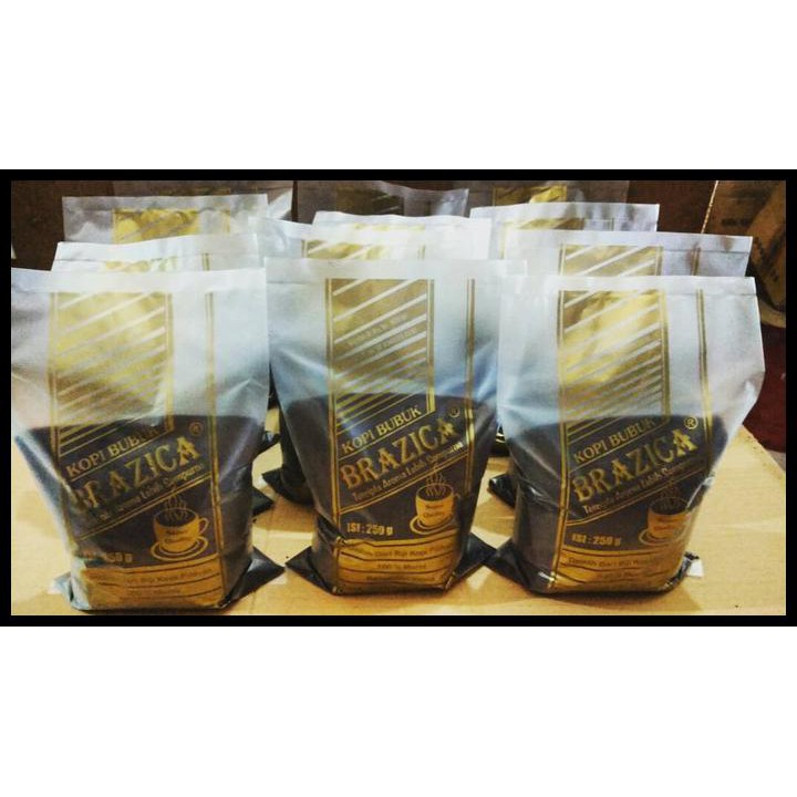 

Kopi Bubuk Robusta Lampung 1 Kg "Brazica" Gold Quality