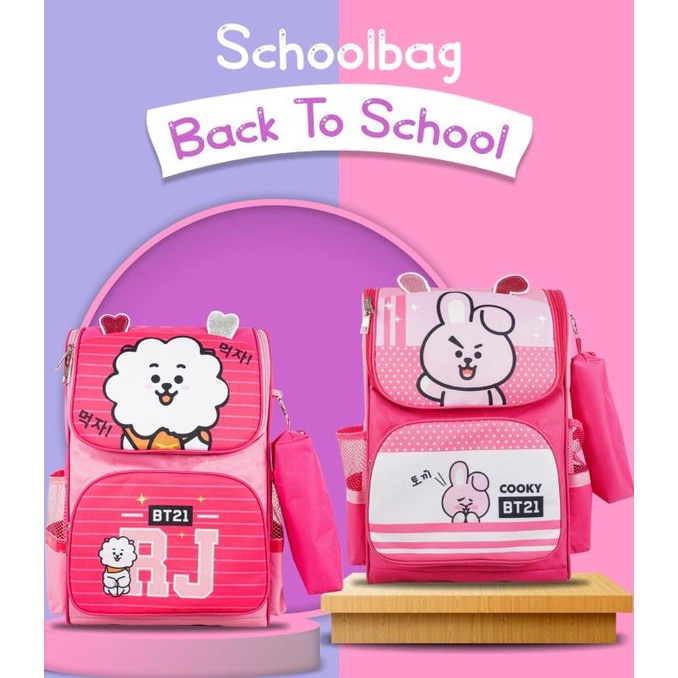 Tas Ransel Anak BT21/Tas Ransel Sekolah SD BT21/Tas BT21/tas Unicorn