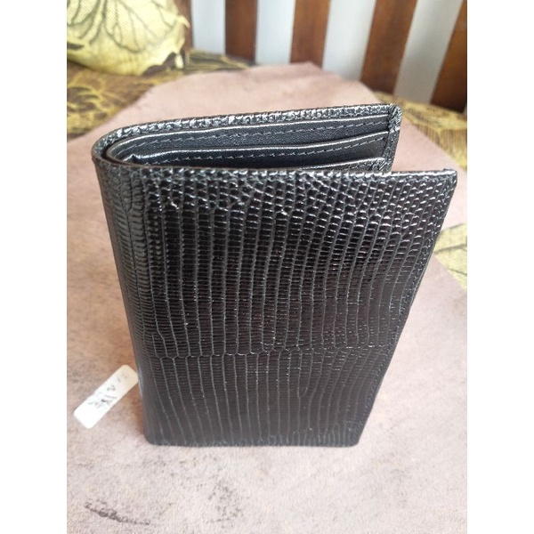dompet pria atau wanita kulit biawak asli tanggung