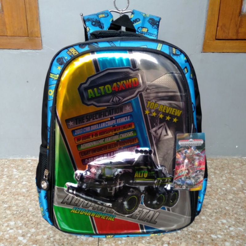 Tas ransel anak laki2 mobil original Alto