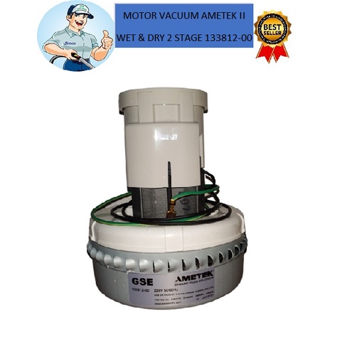 Motor Vacuum Ametek Wet and Dry 2 Stage 133812-00