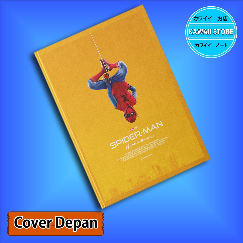 

Notebook / Pocket book Hard Cover Film Marvel SPIDERMAN D uk A5 & A6 / Notes Book