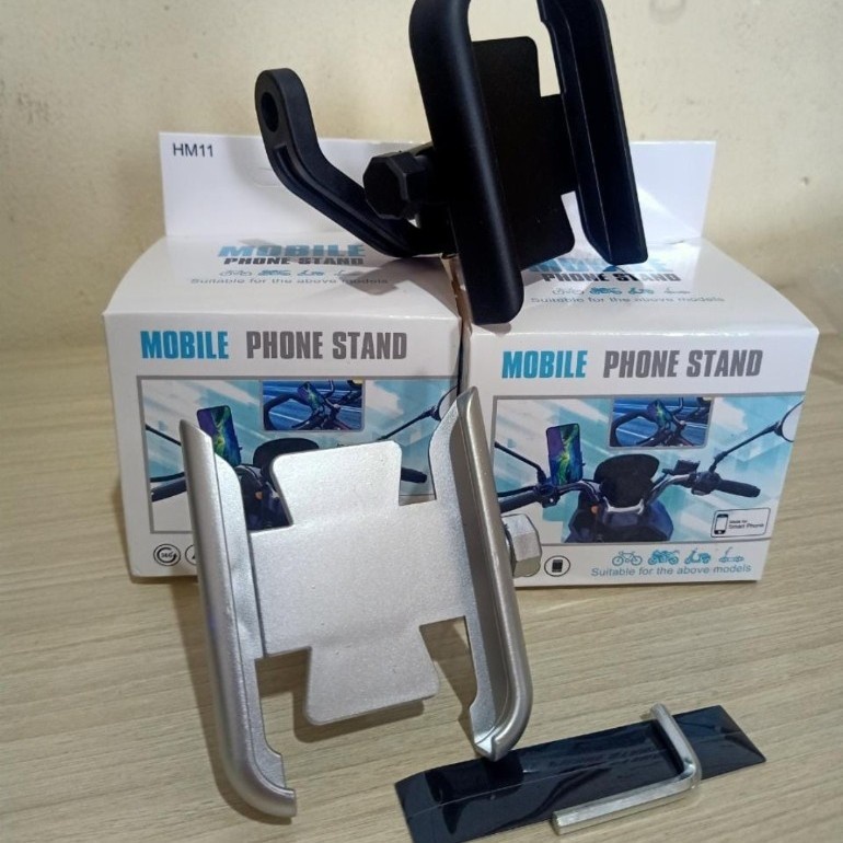 HOLDER MOTOR SPION GRAB GOJEK &amp; STANK / SEPEDA bahan plastik mantul