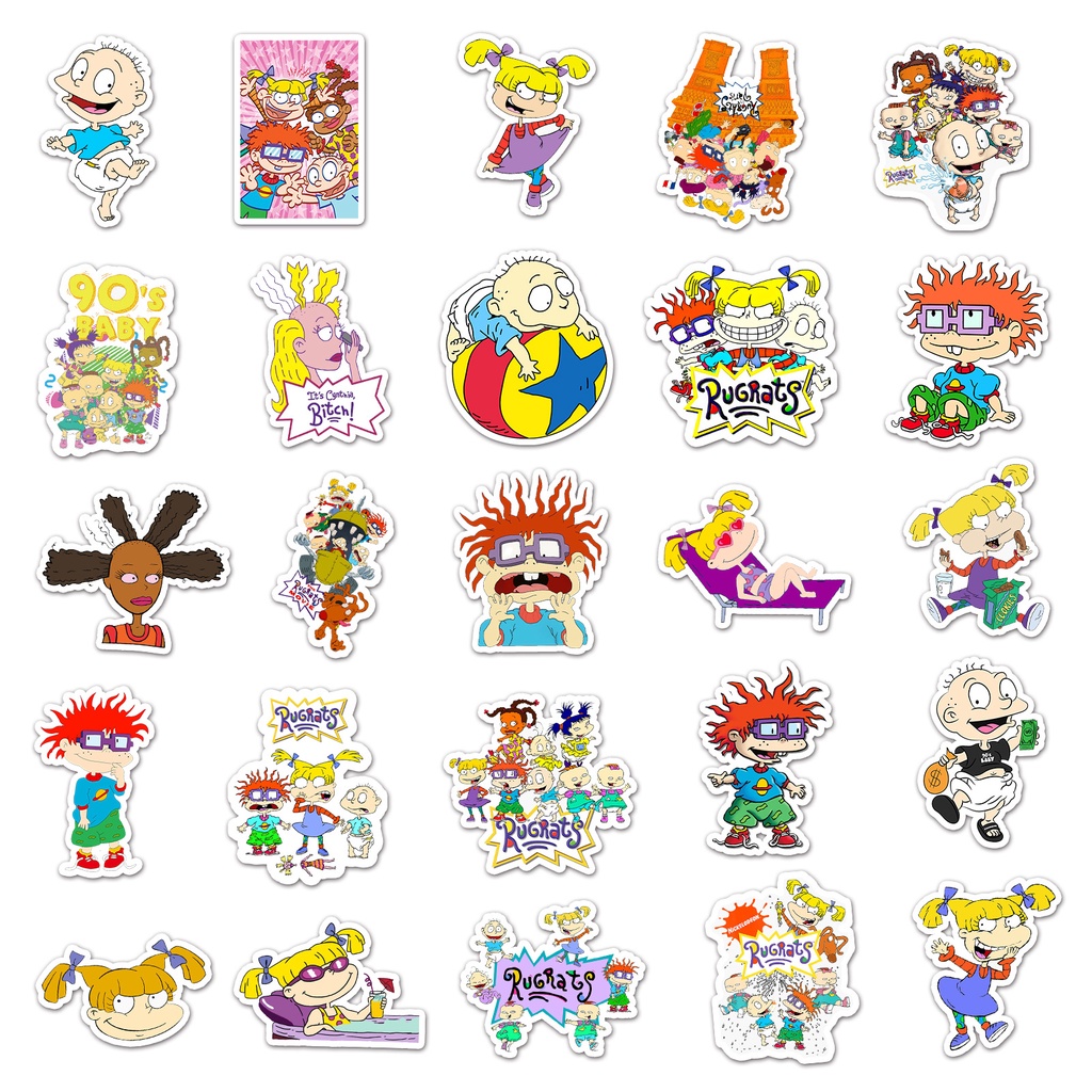 Zhang nakal Rugrats grafiti stiker kartun animasi DIY skateboard sticker bagasi PVC stiker