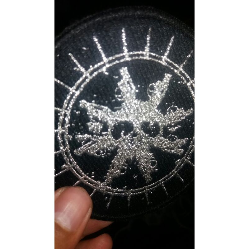 PATCH BURGERKILL-SKULLGUN SILVER