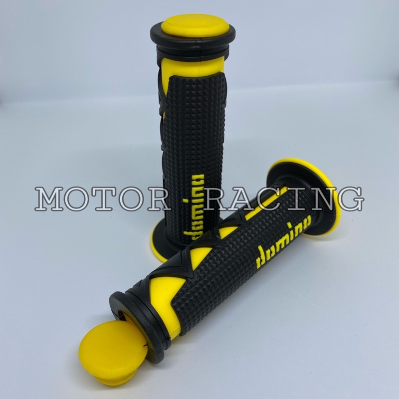 HANDGRIP DOMINO NEW SHARK UNIVERSAL BEAT VARIO HONDA YAMAHA DLL(SEMUA MOTOR BISA)