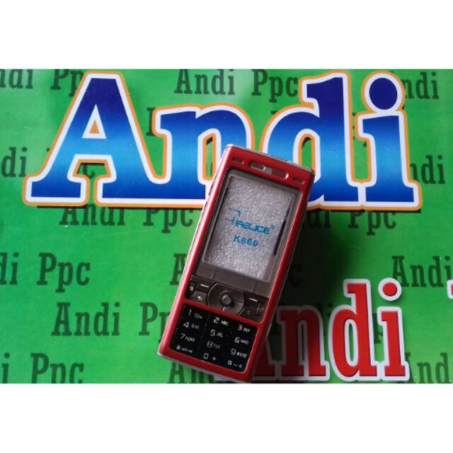 Casing Sony Ericsson K800/K800i Warna Merah Dan Silver