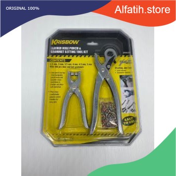 

krisbow leather hole punch / tang mata ayam / pembolong gesper kulit