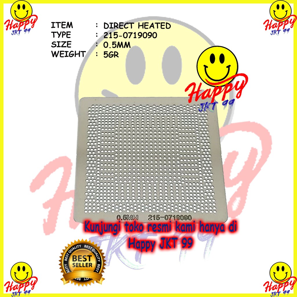 [ HAPPY JKT 99 ] DIRECT HEATED STENCIL 215-0719090 216-0810005 216-0810028 216-0810001