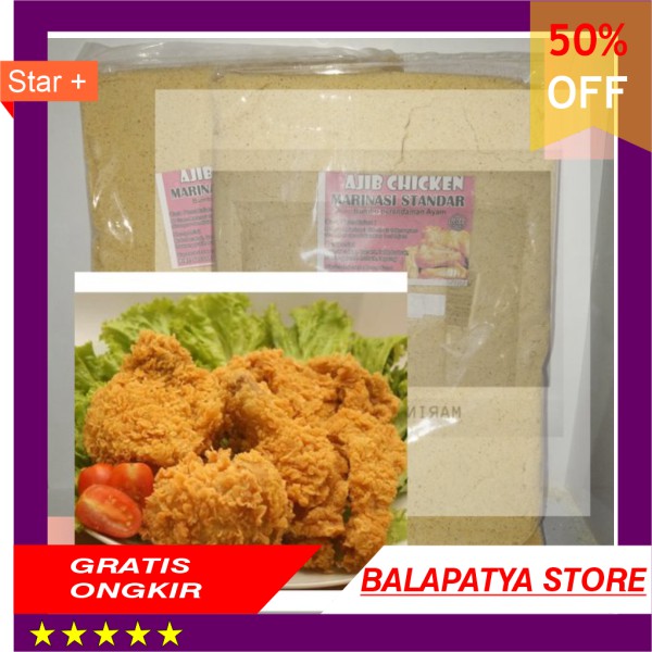 

Tepung Bumbu Rendaman Marinasi Ayam Goreng Fried Chicken -Bumbu Marinade Ayam Fried Chicken -1000