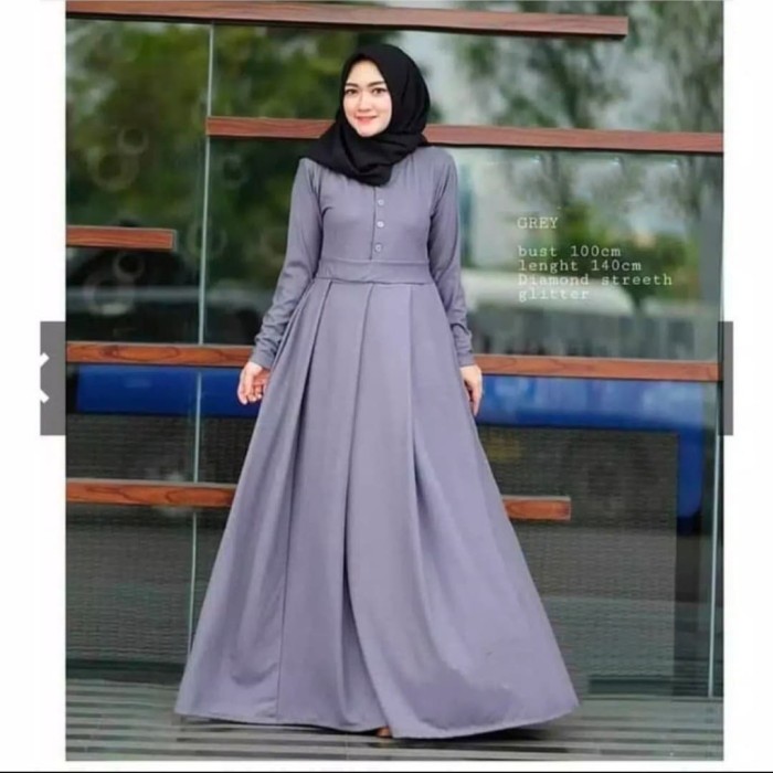 Baju Gamis Wanita Terbaru 2020 Murah Kekinian Dewasa Baju Muslim Wanita Remaja Gamis Syar I Y9y5 Shopee Indonesia