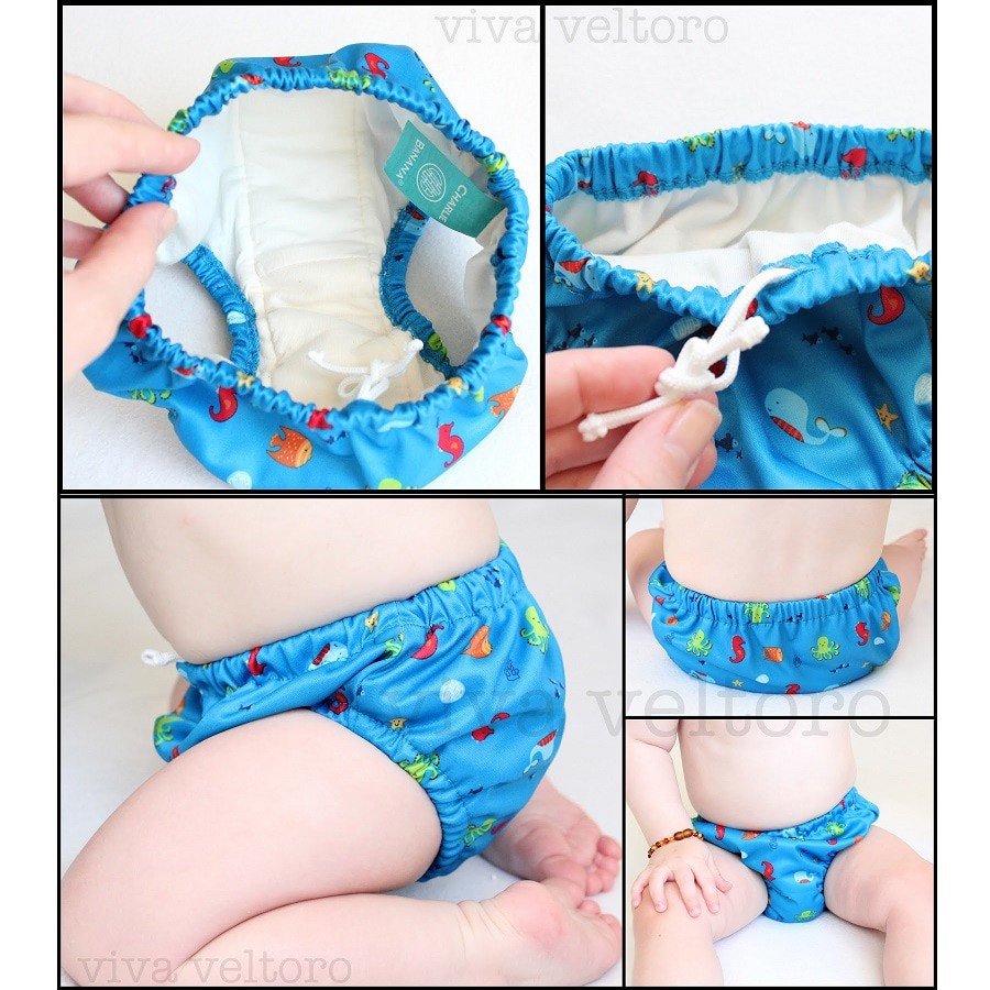 (Ukuran M) Charlie Banana Swim Diaper and Training Pants