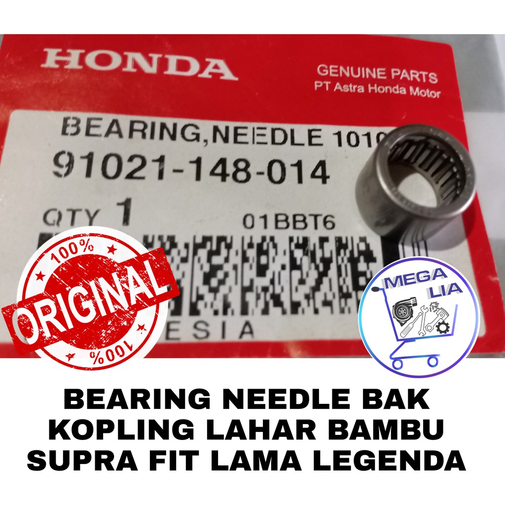 Bak Kopling Lahar Bambu Supra Fit Lama Legenda Bearing Needle ORI HONDA 91021-148-014