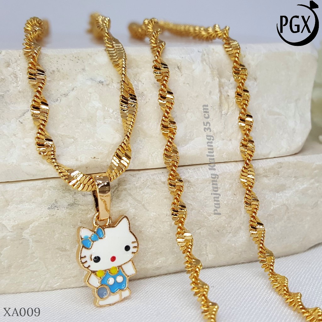 PGX Kalung Anak Perempuan Xuping Lapis Emas Aksesoris Fashion Perhiasan Premium - XA009