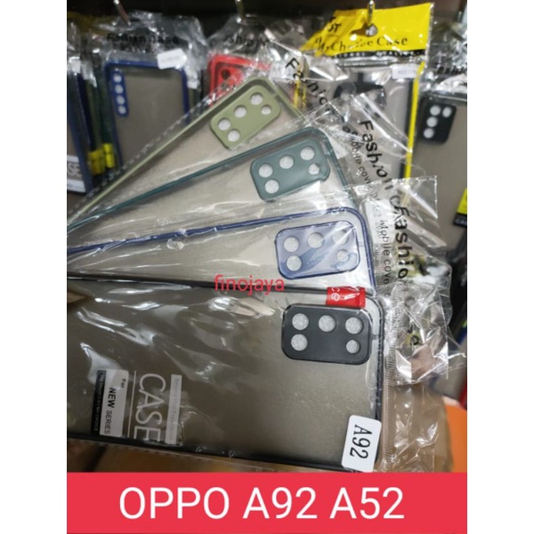 Case Aero My Choice Oppo A52 A92  Silikon Dove Pelindung Camera