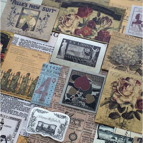 Renaissance Vintage Journal Kit - Jurnal Kit Versi Renaissance (40pcs)