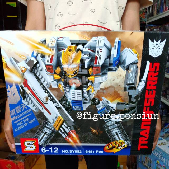 SUPER HEROES BRICK SY952 TRANSFORMERS MEGATRON DECEPTICON ACTION FIGURE SY 952
