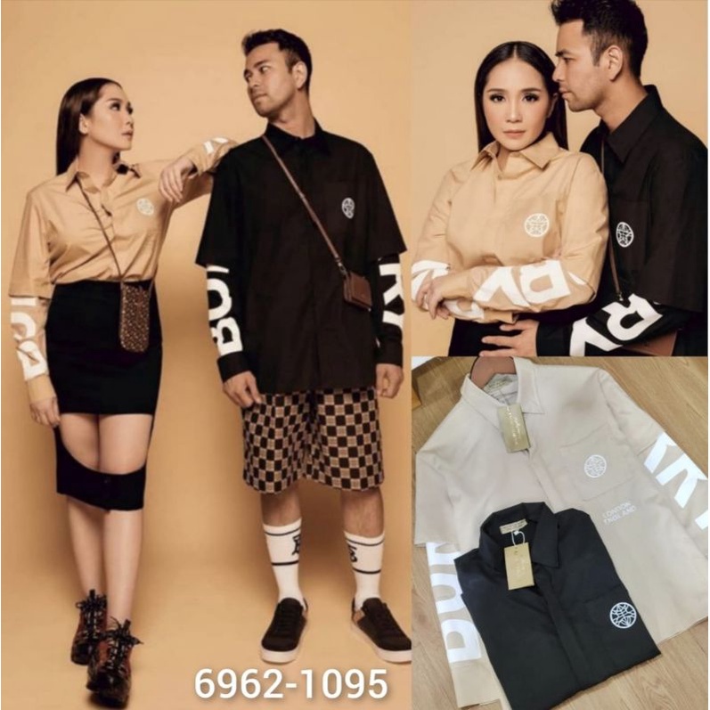 Kemeja Nagita Raffi Import Taglabel BURBERRY