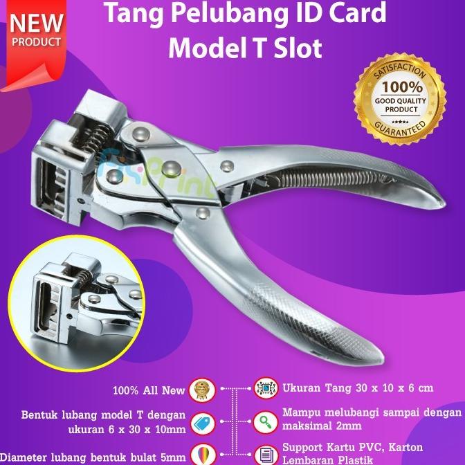 

langsung order saja] Tang Pembolong Kartu PVC, Karton, Lembaran Plastik Model T Slot