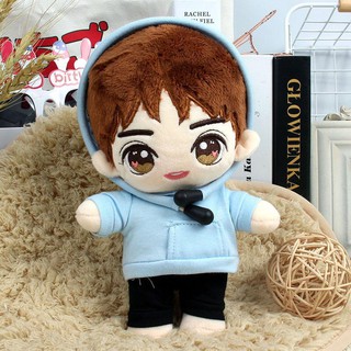 Doll Mainan  Boneka Desain Kpop EXO Bahan Velvet Ukuran 