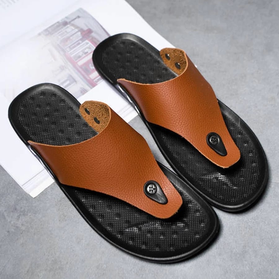 Sandal jepit pria branded - SANDAL JAPIT TRES