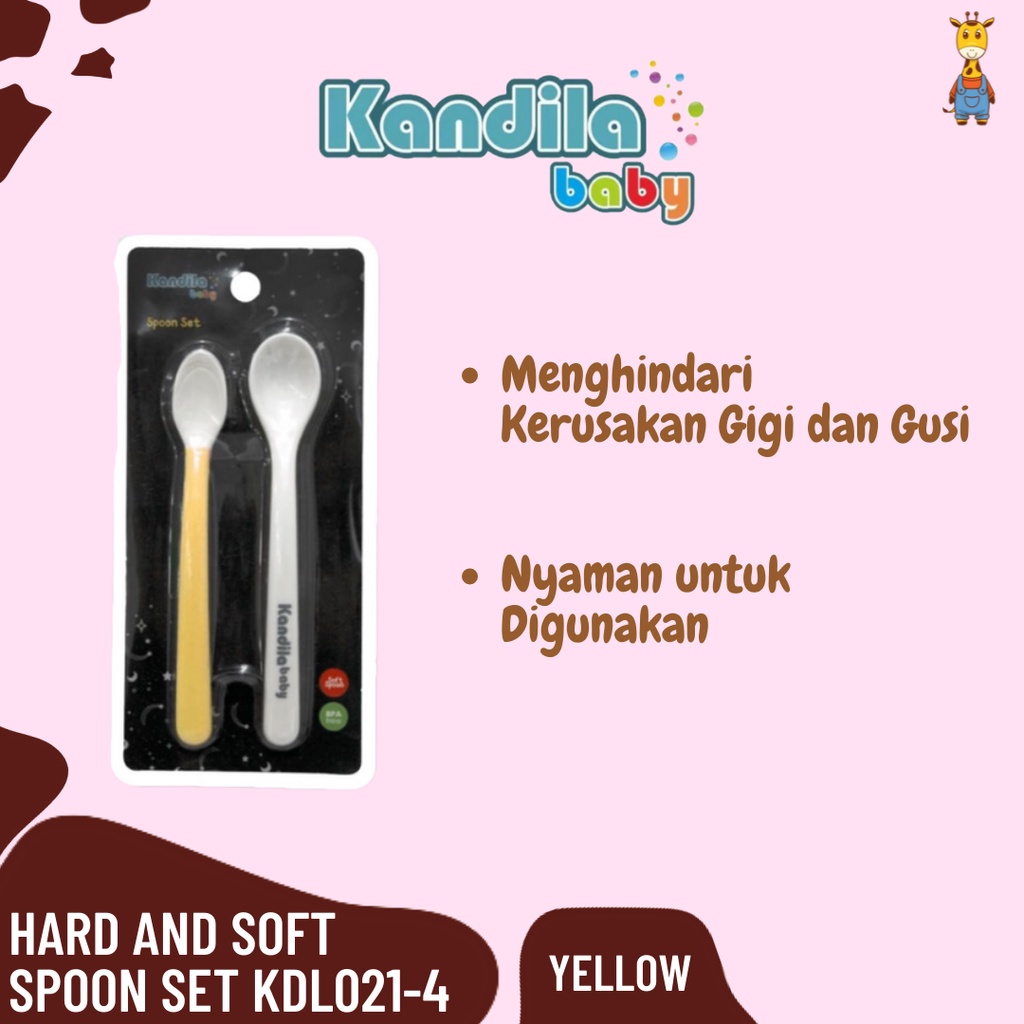 Kandila KDL021-4 Hard&amp;Soft Spoon Set