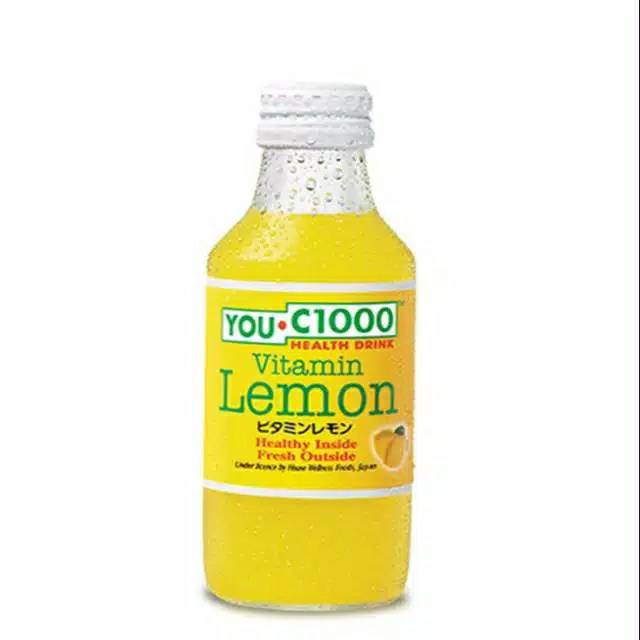 You C 1000mg Minuman Vitamin C 140ml Minuman Kesehatan Healthy Drink Botol Kaca Shopee Indonesia