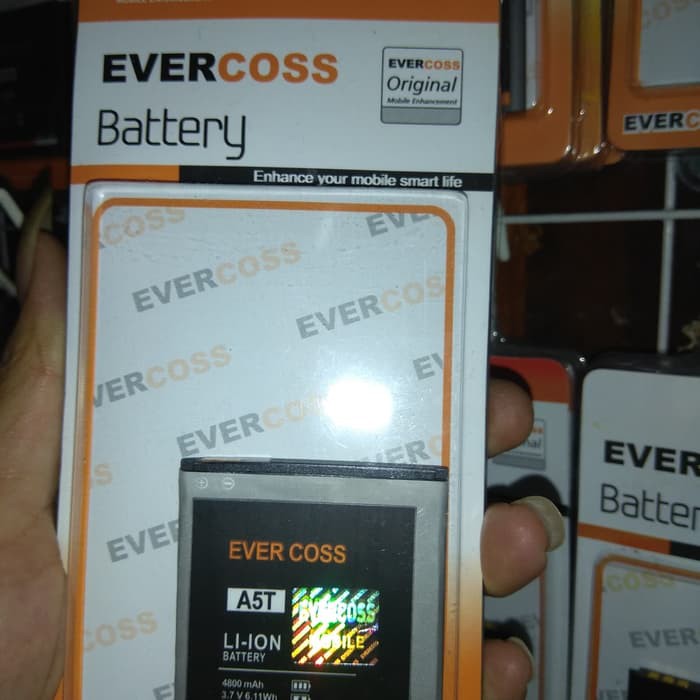 DISKON BATRE BATERAI EVERCOSS A5T BATTERY HP