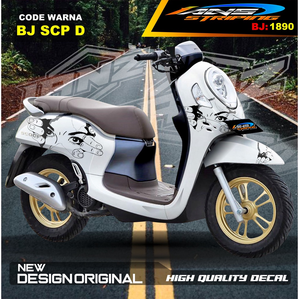 STICKER VARIASI FULL BODY SCOOPY / STICKER ALL NEW SCOOPY / STIKER FULL BODY SCOOPY TERMURAH / STIKER MOTOR SCOOPY / STIKER MOTOR