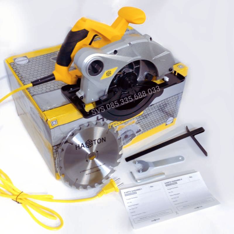Mesin potong kayu Hasston prohex circular serkel 7in gergaji kayu listrik