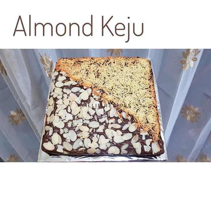 

Brownies Almond Keju - Less Sugar