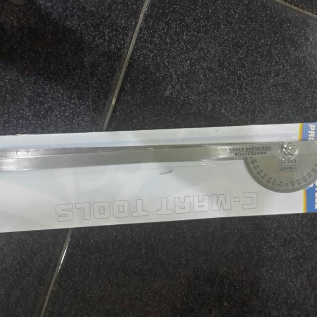 

Busur Derajat / Protractor Stainless 25 Cm C-MART
