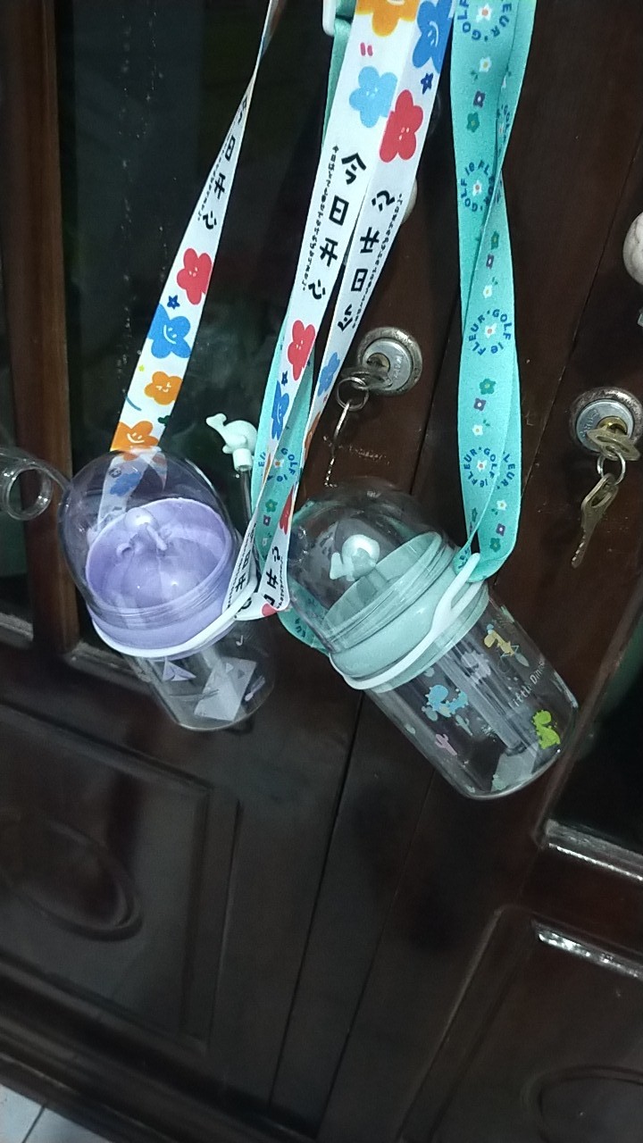 Paket Whale Cup Straw Bottle Original With Tali Dan Tutup | Paket Lengkap Air Mancur Lumba