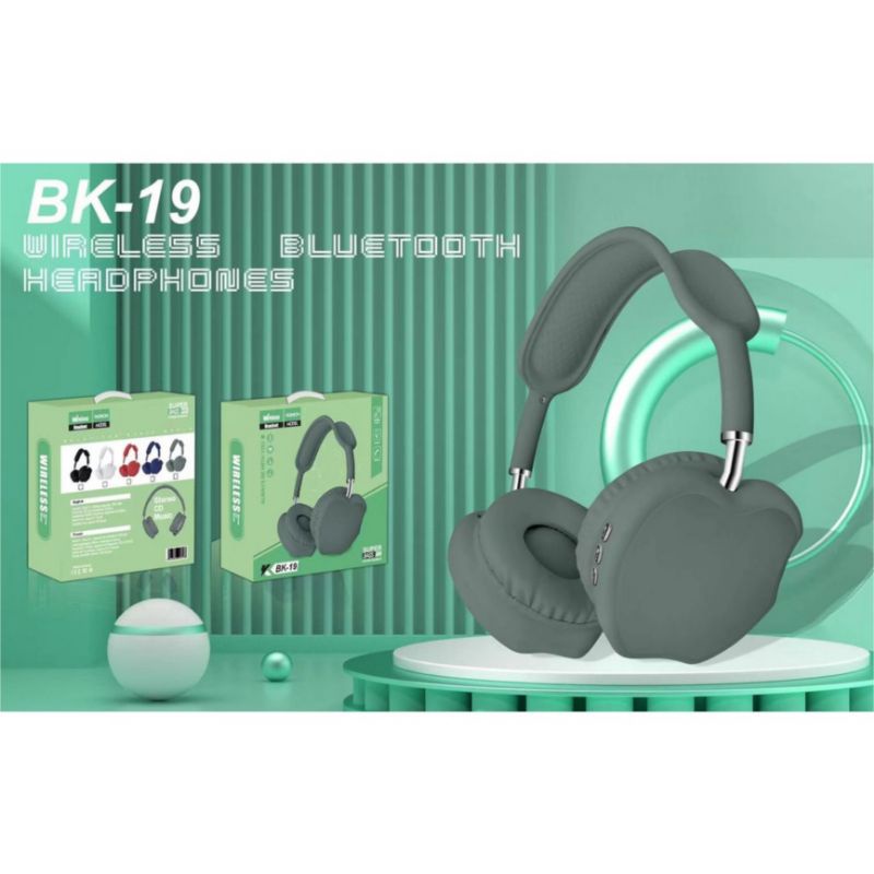 [ NEW ] Headphone Bluetooth Led Model Kelinci Superbass support Memory Card - Headset Wireless