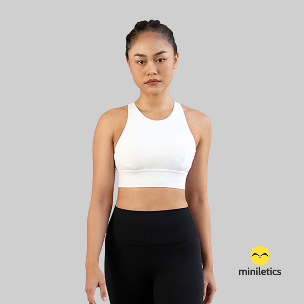 miniletics Last Stock - Sport Bra Motion Train High Neck Bra Olahraga Wanita